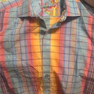 Robert Graham Multicolor Plaid Button Down Shirt